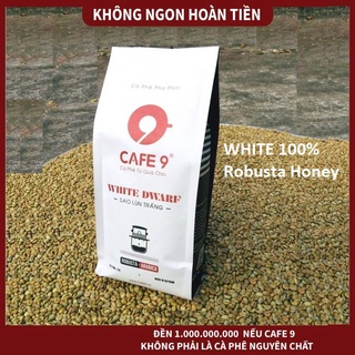 Cà phê pha phin rang mộc white 100% robusta honey túi 1kg