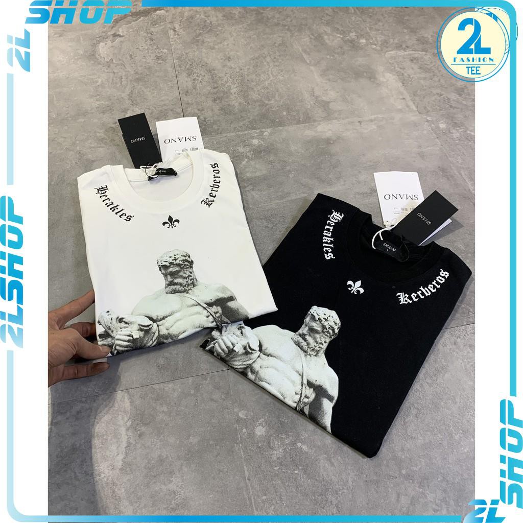 Hình thật - Áo thun unisex form rộng mikenkoo chất cotton co giãn nhẹ không bay màu phong cách hàn quốc,áo phông nam | BigBuy360 - bigbuy360.vn