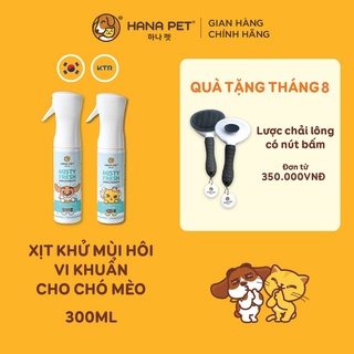 Xịt khử mùi, khử khuẩn Misty Fresh an toàn cho thú cưng 300ml - Hana Pet Việt Nam