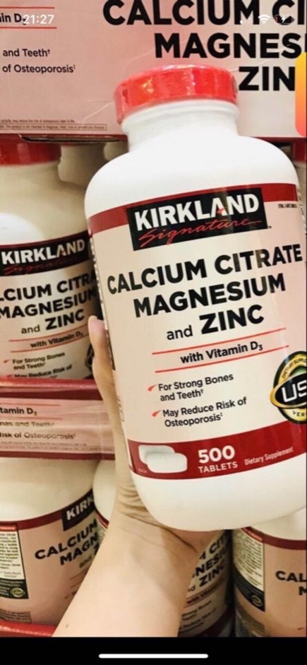 CALCIUM CITRATE Magnesium and Zinc