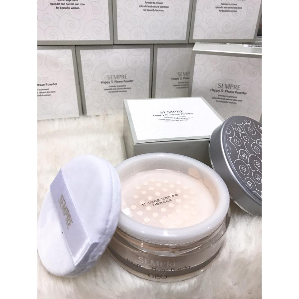 Phấn Phủ Kiềm Dầu - Dạng Bột - GEO SEMPRE Happy & Please Powder Hàn Quốc | BigBuy360 - bigbuy360.vn