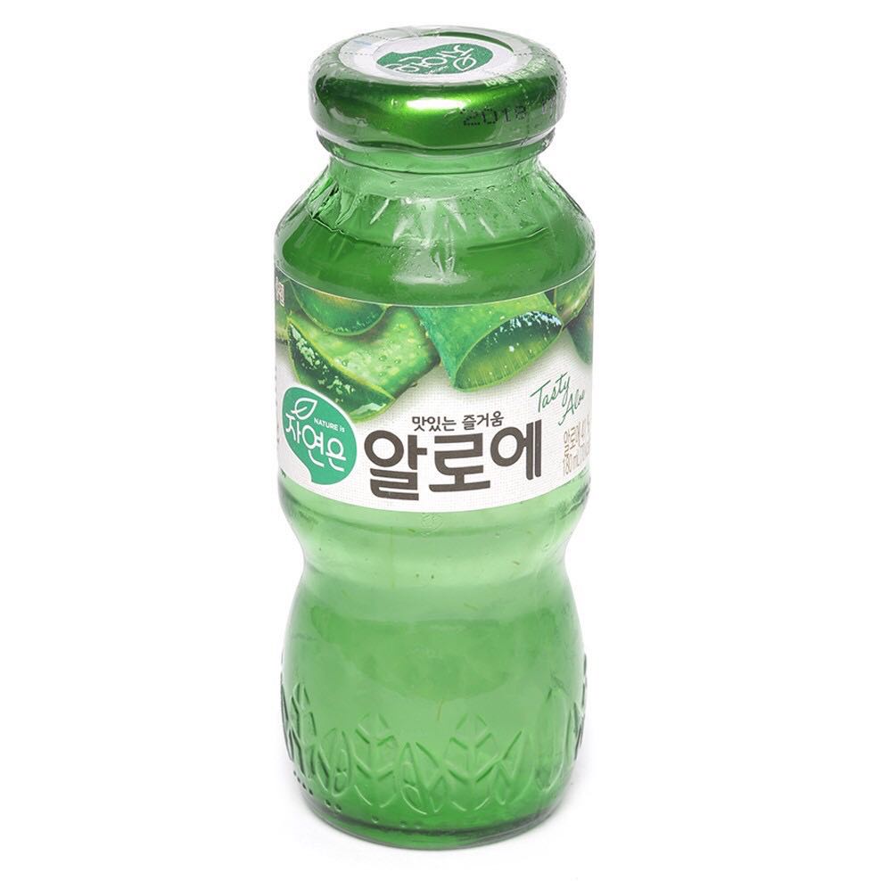 Nước Lô Hội WoongJin Chai 180 ML - Nhập Khẩu Hàn Quốc