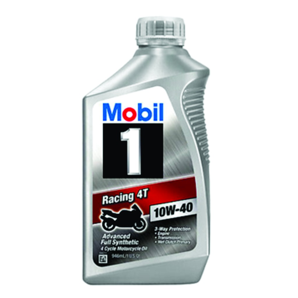Dầu nhớt động cơ xe máy Mobil 1 Racing 4T 10W40