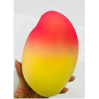 SQUISHY QUẢ XOÀI 12CM MÀU VÀNG ĐỎ LOẠI TO - QUÀ TẶNG BÉ |shopee. Vn\Shopgiayred