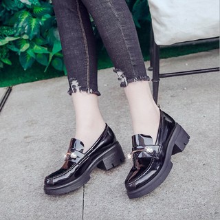 [XẢ HÀNG] Giày oxford nữ phối ngọc(kèm ảnh thật)