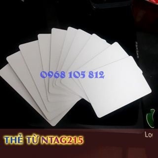 Thẻ từ NFC ntag215 ứng dụng làm thẻ cá nhân thông minh