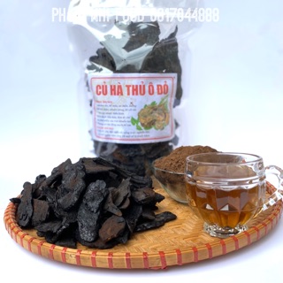 Hà thủ ô đỏ đã sơ chế, hà thủ ô đỏ chế mật đậu đen 1kg