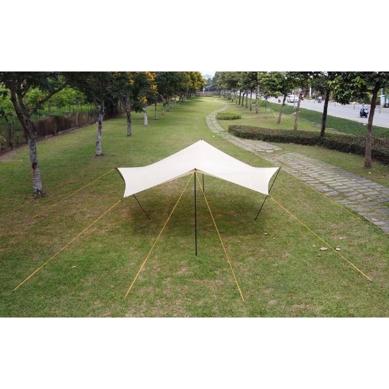 Tăng che mưa Batwing Tarp 5,15m* 4,9m + bộ trụ 2,4m