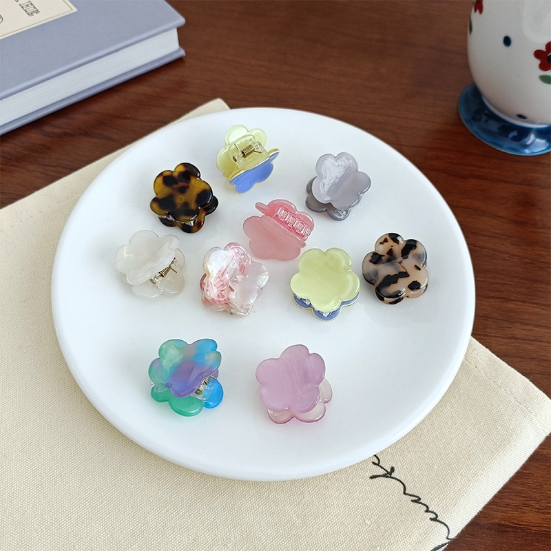 Kẹp tóc hình bông hoa mini phong cách Hàn Quốc xinh xắn dành cho bạn nữ