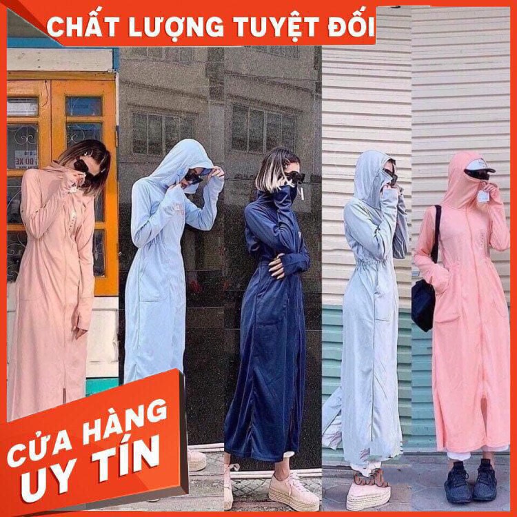 Áo chống nắng dáng dài,Áo Chống Nắng Thông Hơi Siêu Hot Áo khoác chống nắng nữ thời trang Chống Tia UV Loại 1