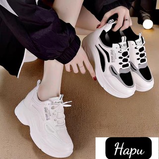 Giày sneaker nữ HAPU Sport Andco đế cao 8cm kiểu dáng thể thao phong cách mới , Hot trend 2021