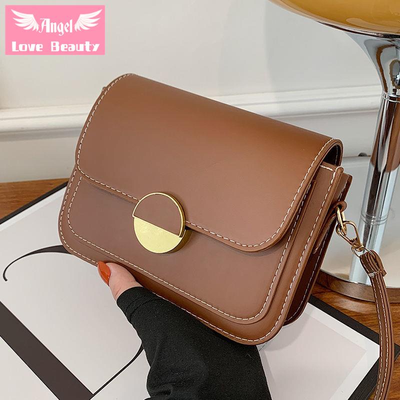 Túi Đeo Vai Hình Vuông Cỡ Nhỏ 2022 Màu Sắc Tương Phản Phong Cách Cổ Điển Thời Trang Cho Nữ