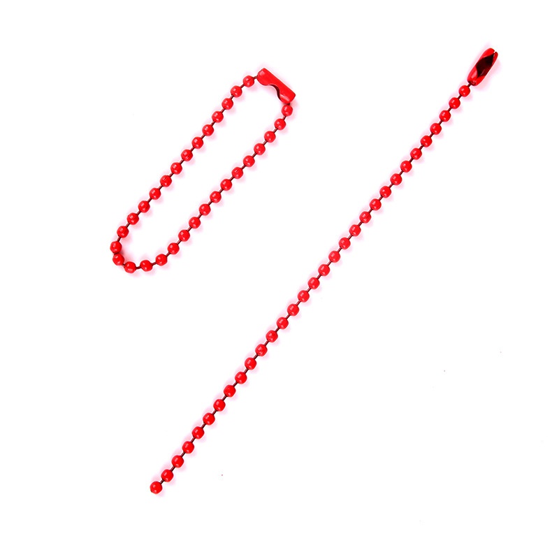 Set 10 chuỗi hạt tròn 2.4mm 12cm có đầu nối dài dùng làm đồ trang sức DIY