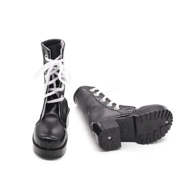 Đôi giày da thời trang cho búp bê 8cm 1/ 3