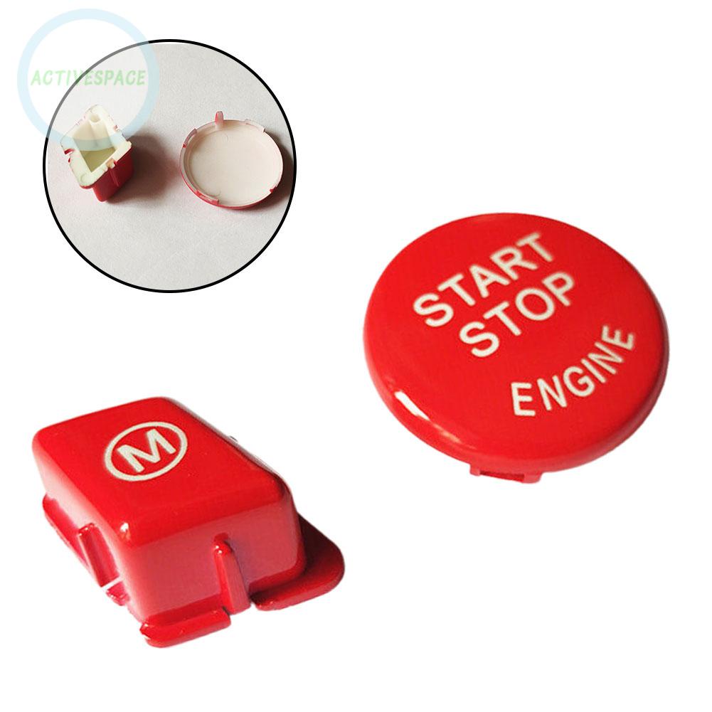 Steering Wheel M Mode +Engine Start Stop Switch Button For BMW E92 E93 M3 Red