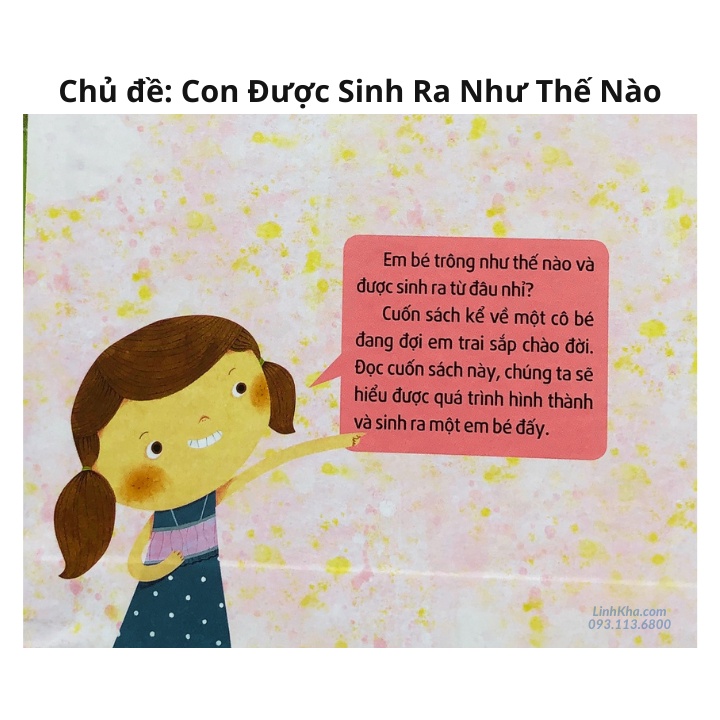 Con Được Sinh Ra Như Thế Nào - Sách Giáo Dục Giới Tính Cho Bé Từ 3 Tuổi - Tân Việt