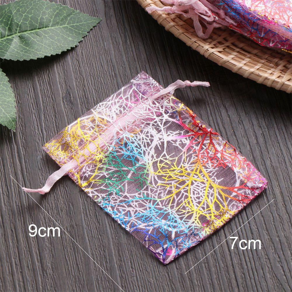 10 / 50 Túi Dây Rút Đựng Trang Sức 7 * 9cm Ốp