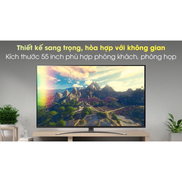 Smart tivi Nanocell LG 4K 55inch 55NANO81TNA . Mới 2020(Hàng New Nguyên seal Bảo hành chính hãng 2 năm)