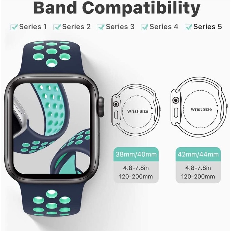 Dây Đeo Đồng Hồ Bằng Silicone Cho apple watch Series 8 Ultra 7 6 se 5 4 3 2 49MM 49 41 45 45MM 41MM 38mm 42mm iwatch 40mm 44mm