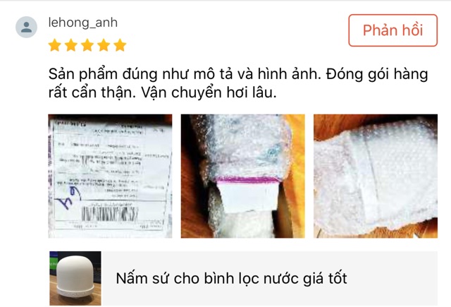 Nấm sứ cho bình lọc nước giá tốt