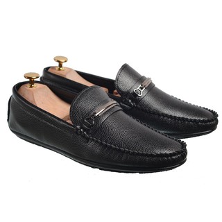 Giày Lười Da Nam Thời Trang Quai Sắt