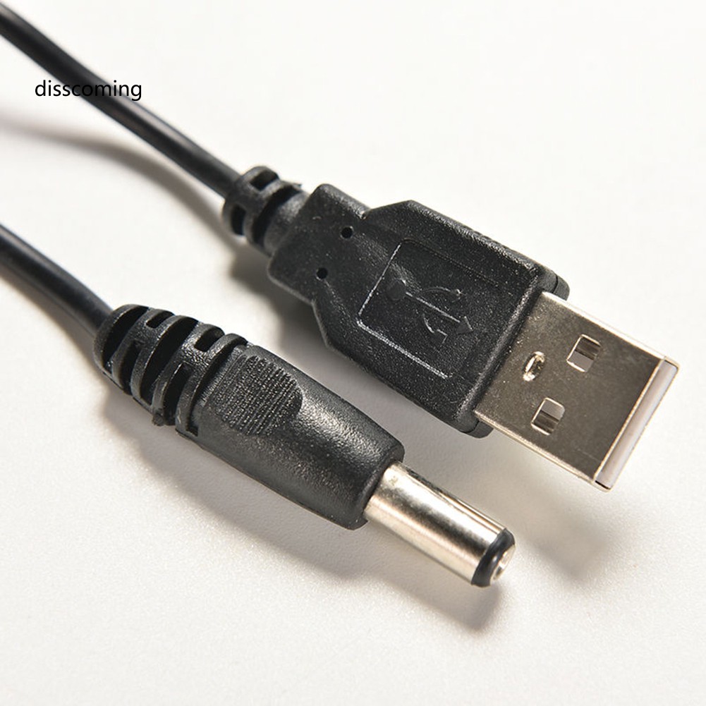 Dây Cáp Kết Nối Nguồn USB 2.0 Đầu Đực Sang DC 5.5mmx2.1mm