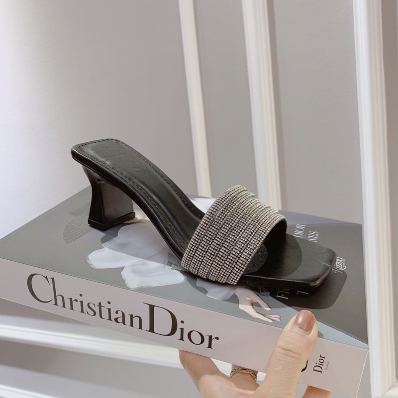 ❄️HÀNG CÓ SẴN❄️ Guốc quai đá gót 5cm