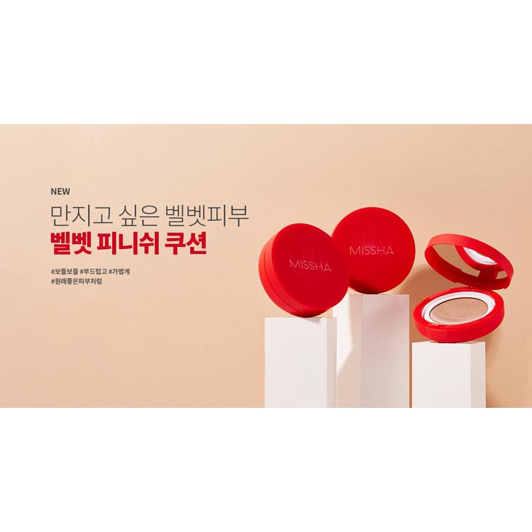 PHẤN NƯỚC Missha Velvet Finish Cushion SPF50+ PA+++ BẢN ĐỎ