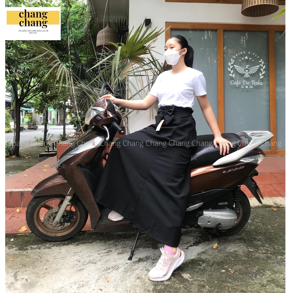 Váy Chống Nắng Thiết Kế, Chân Váy Chống Nắng Thời Trang Cao Cấp | Đen Nơ