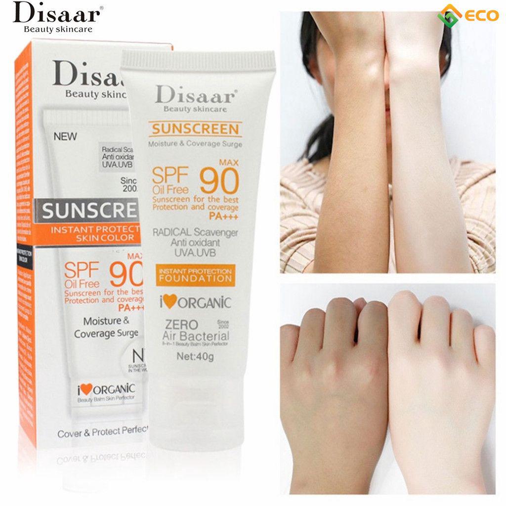 [Hàng mới về] Kem chống nắng Disaar SPF 90 50 bảo vệ/kiểm soát dầu/ dưỡng trắng da hiệu quả