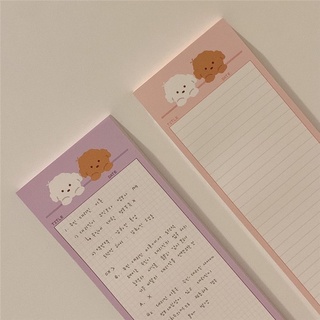 Giấy note half B5 cún