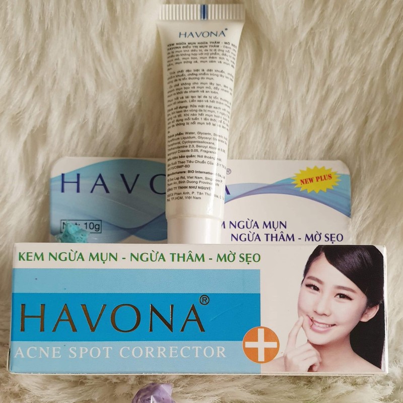 KEM NGỪA MỤN THÂM DỊ ỨNG HAVONA