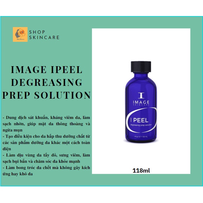 Dung dịch làm sạch sâu Image I Peel Degreasing Prep Solution