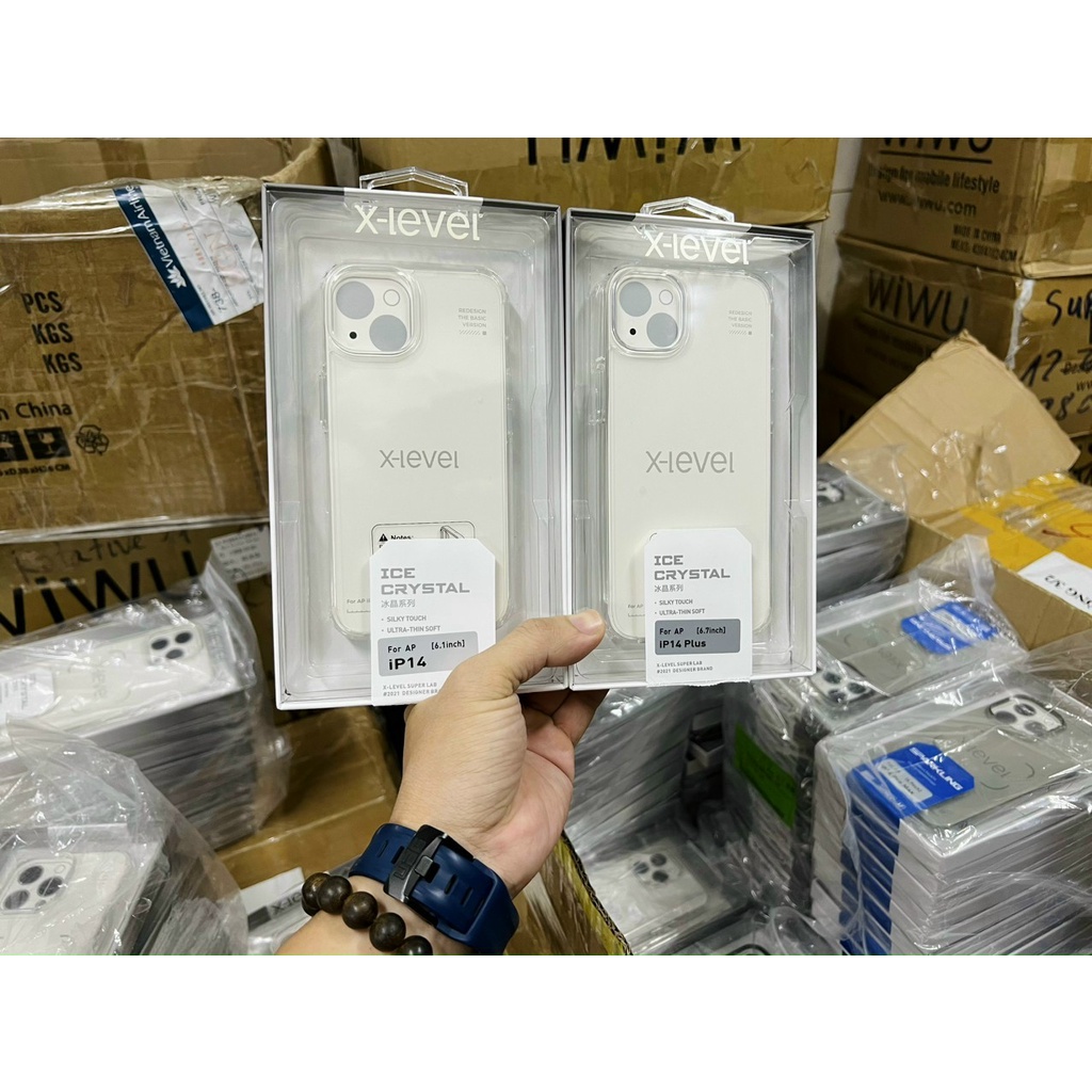 ốp lưng kính trong viền màu nhám iphone 14 pro max / 14 pro / 14 max/ 14 chính hãng x level c/s