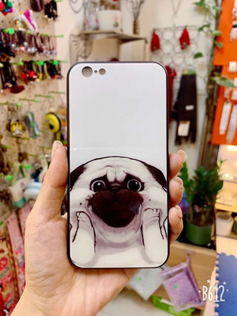 Ốp gương Iphone 6- chó Bun đáng iu quá nạ!