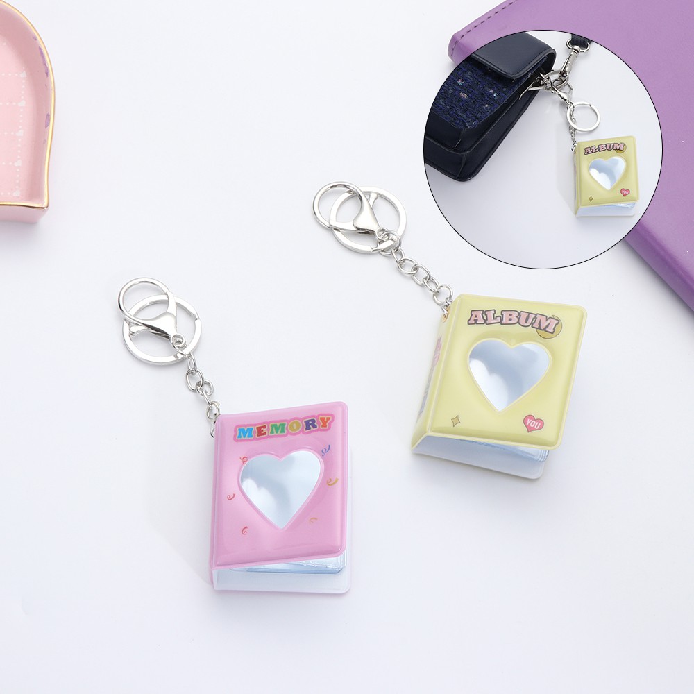 Móc Chìa Khóa Mini 16 Màu Sắc Kích Thước 1 Inch Có Móc Khóa Tiện Dụng