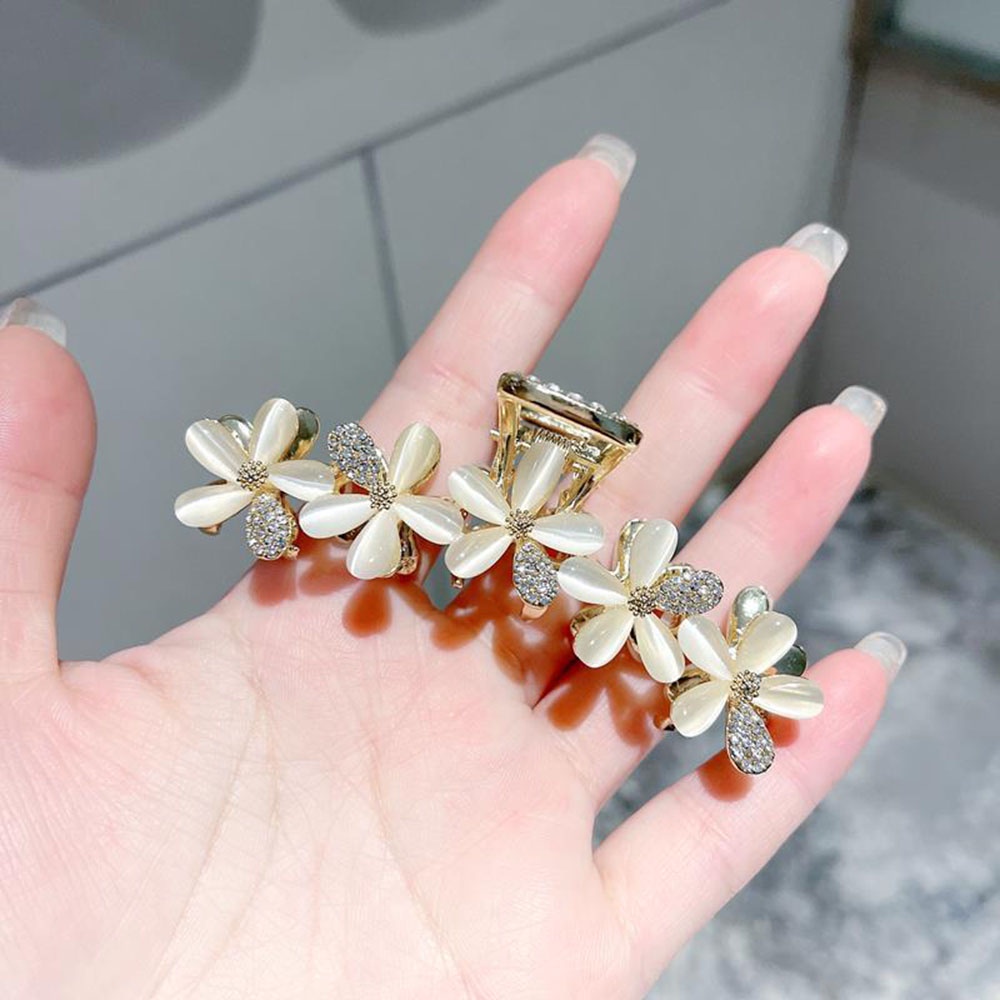 Kẹp Tóc Hình Hoa Đính Đá Thời Trang Cho Nữ