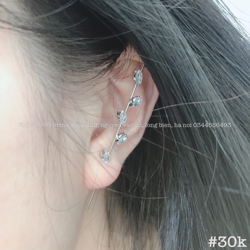 KHUYÊN TAI HÀN QUỐC MÓC VÀNH TTNX