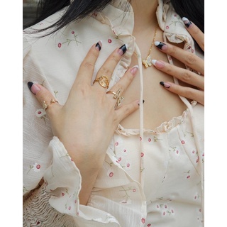 Nhẫn vàng Daisymuse nhiều hình