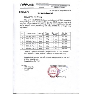 Sữa BIOMIL Số3 800g