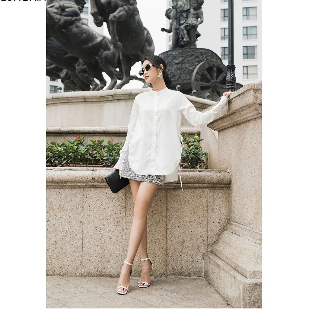 Chân váy công sở 92WEAR, đủ màu, đủ size, dáng A JAA1606