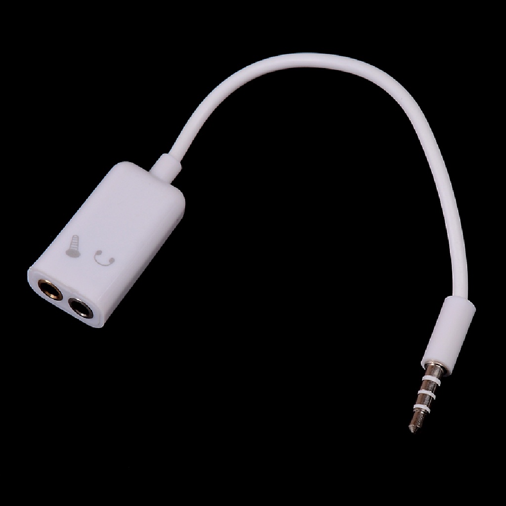 Cáp chia chữ Y chuyển đổi âm thanh từ giắc cắm 3.5mm sang micro chuyên dụng