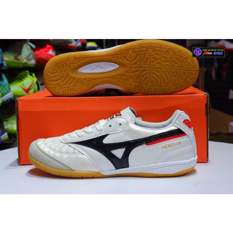 Giày đá bóng MIZUNO MORELIA NEO IC - TRẮNG ĐEN(size39-45)