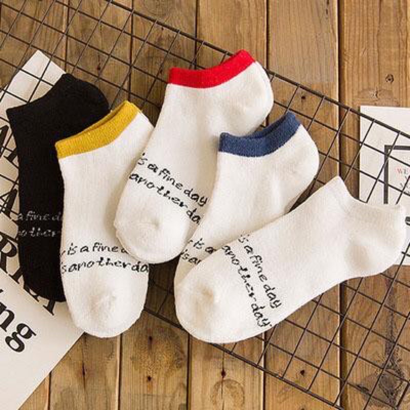 Vớ Cổ Ngắn Unisex Cotton Co Giãn Hút Mồ Hôi, Khử Mùi Êm Chân Phù Hợp Cho Mọi Loại Giày