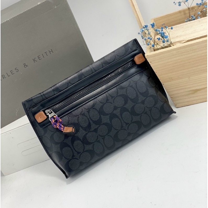 TÚI COACH NAM NỮ UNISEX KIÊM CLUTCH CÓ MÓC KHOÁ