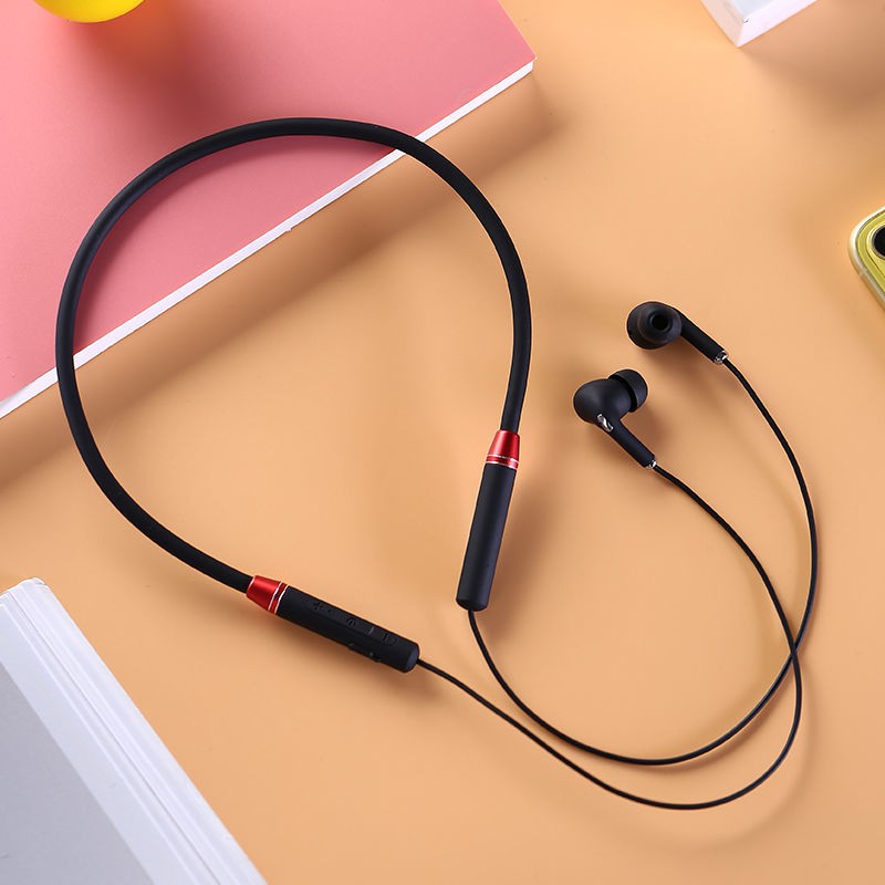 Tai nghe Bluetooth đeo cổ - hai chất lượng âm thanh cao, thời gian chờ lâu, phổ thông cho Huawei, Apple, Xiaomi, vivo