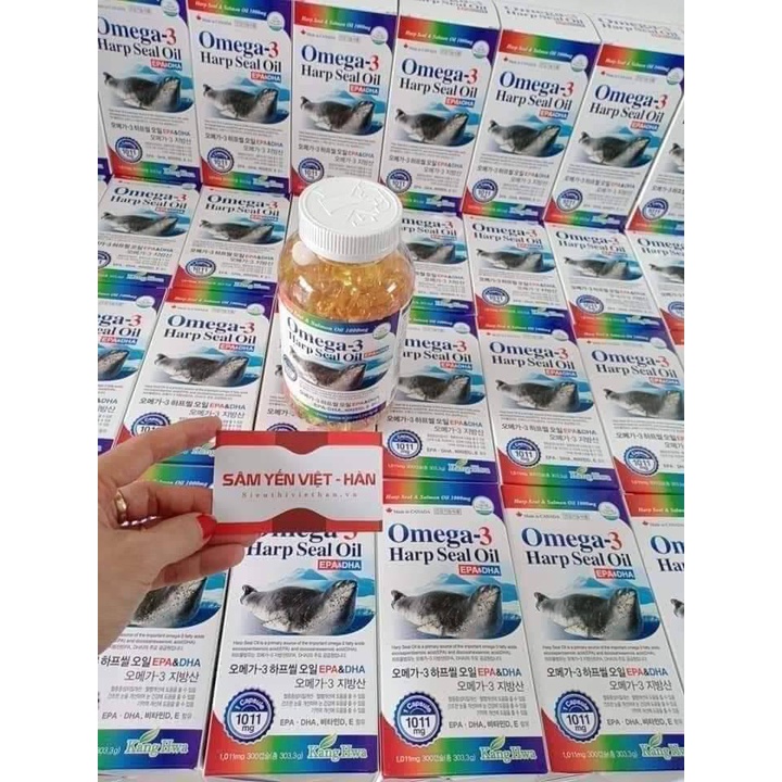 Tinh Dầu Hàn Quốc Omega 3 Harp Seal Oil hộp 300 viên