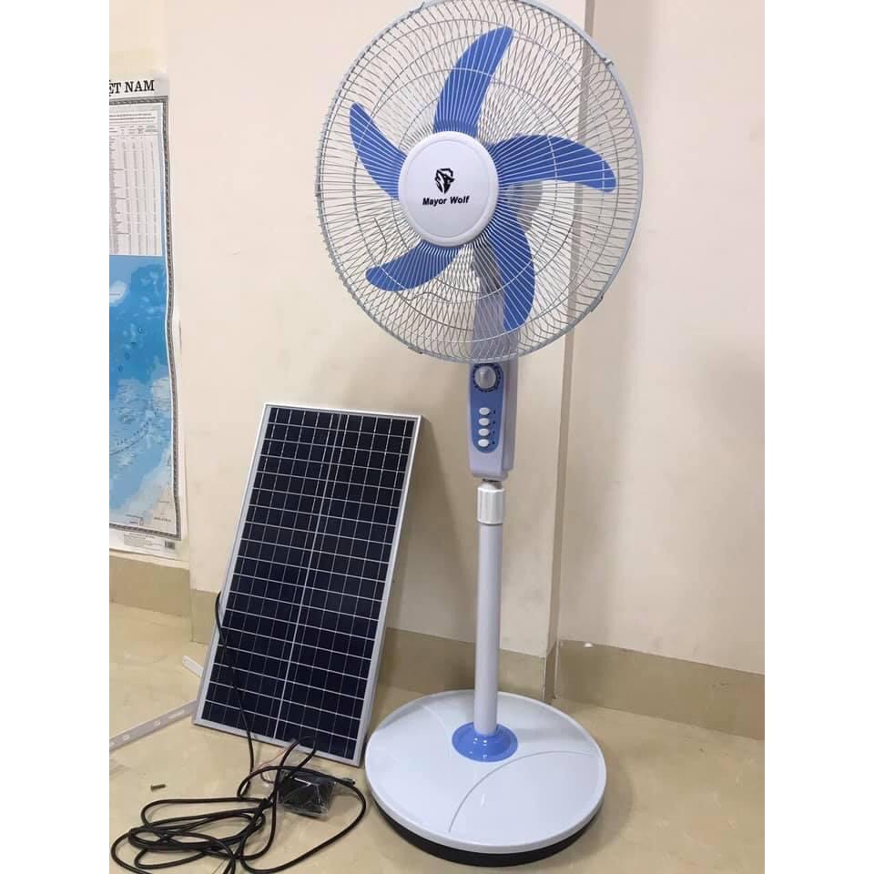 😍 Quạt năng lượng mặt trời MAYOR WOLF 2 trong 1