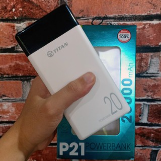 PIN DỰ PHÒNG 20.000 MAH, SẠC NHANH, CHÍNH HÃNG TITAN P20 - HÀNG CHÍNH HÃNG