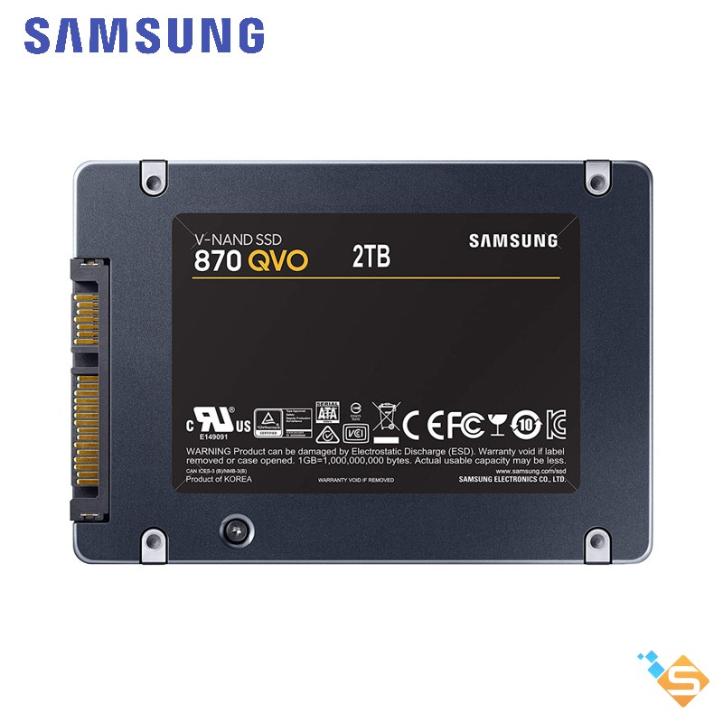 Ổ cứng SSD Samsung 870 QVO 4TB 2TB 1TB 2.5-Inch SATA III R/W 550MB/s 530MB/s - Bảo Hành Chính Hãng 3 năm